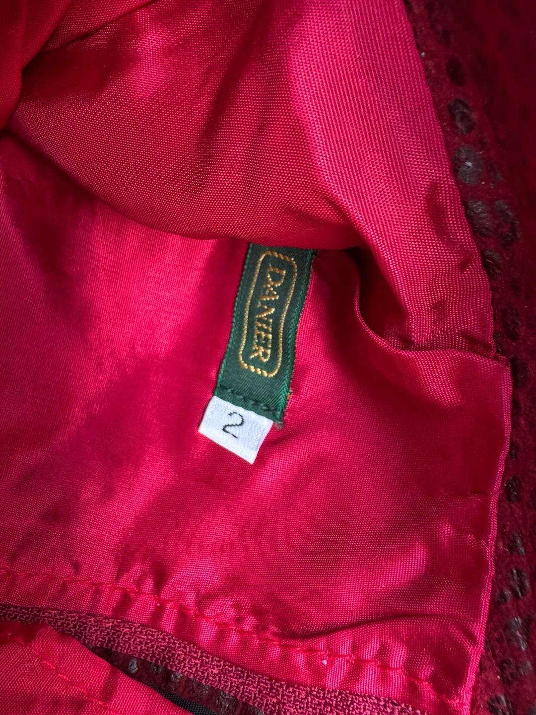 Danner Suede and Embossed Leather Skirt - Size 2 - photo 3