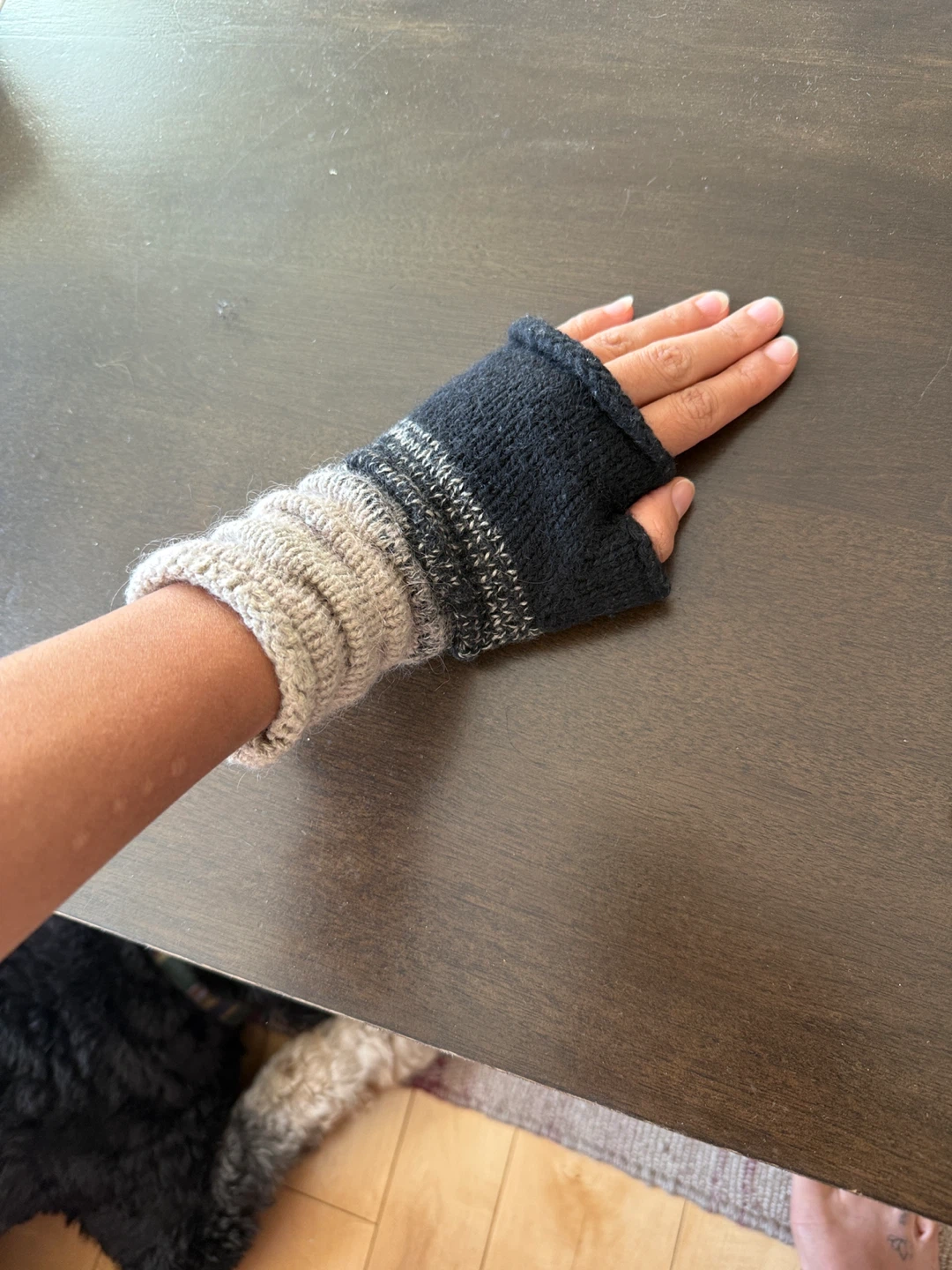 Knitted Fingerless Gloves - photo 3