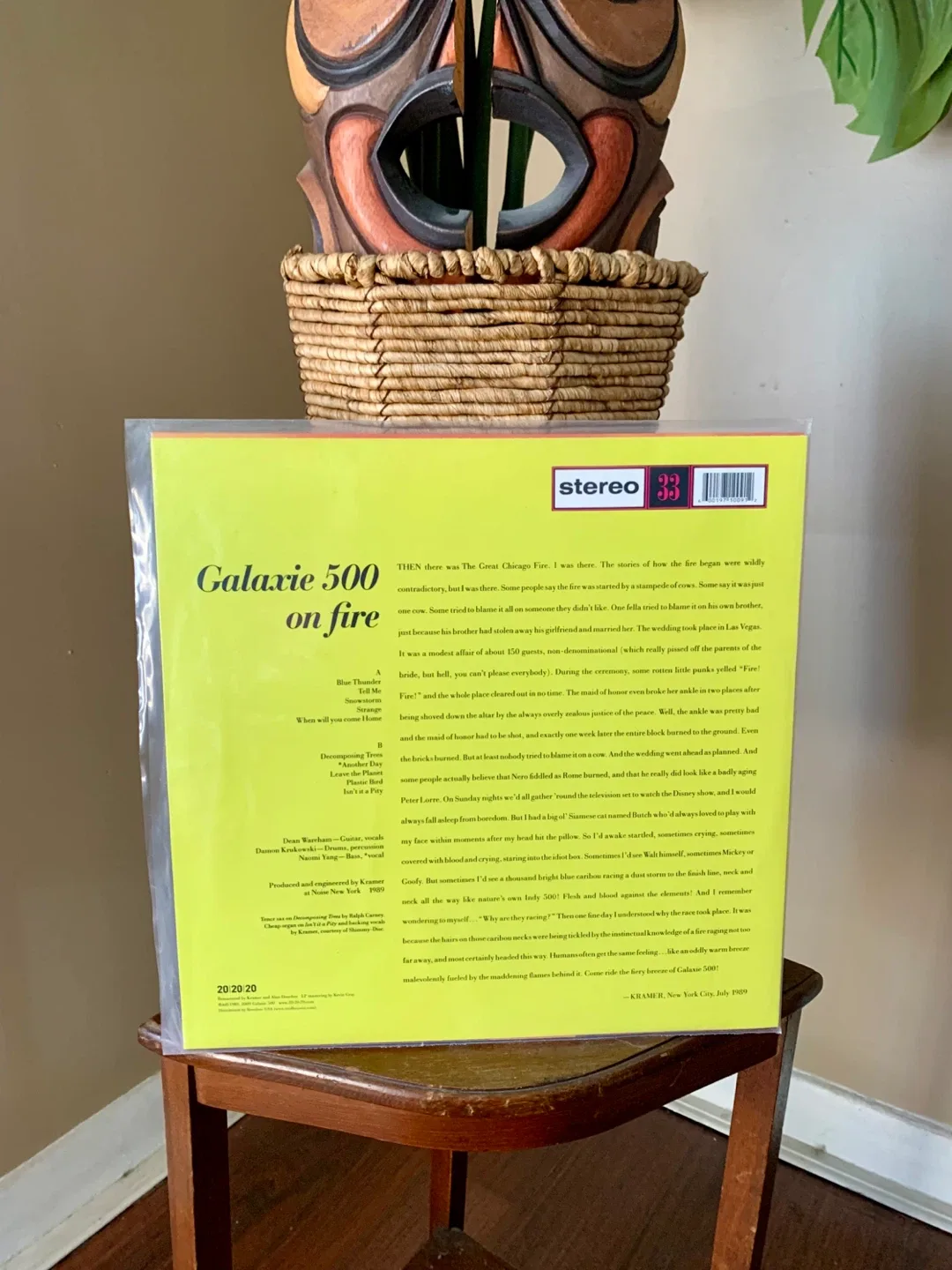 Galaxie 500: On Fire Orange Vinyl Record - photo 2