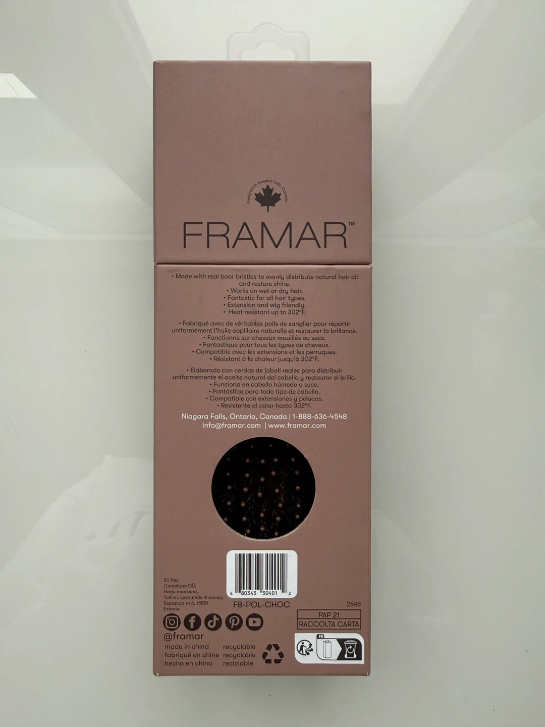Brand new Framar Polish Paddle Brush - photo 2