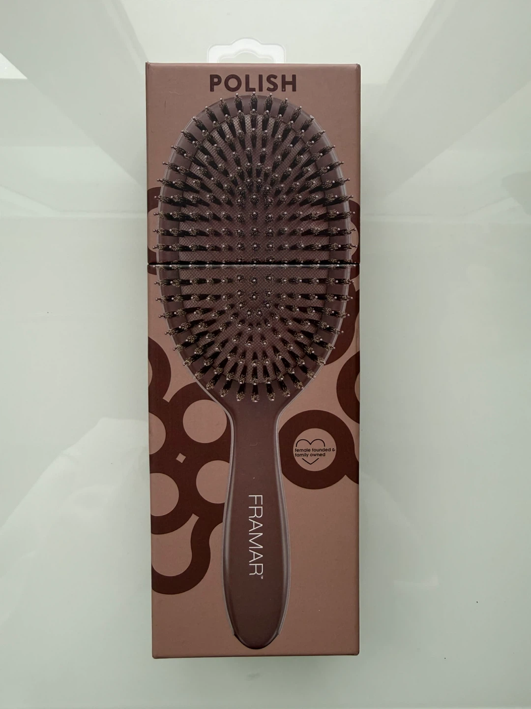 Brand new Framar Polish Paddle Brush
