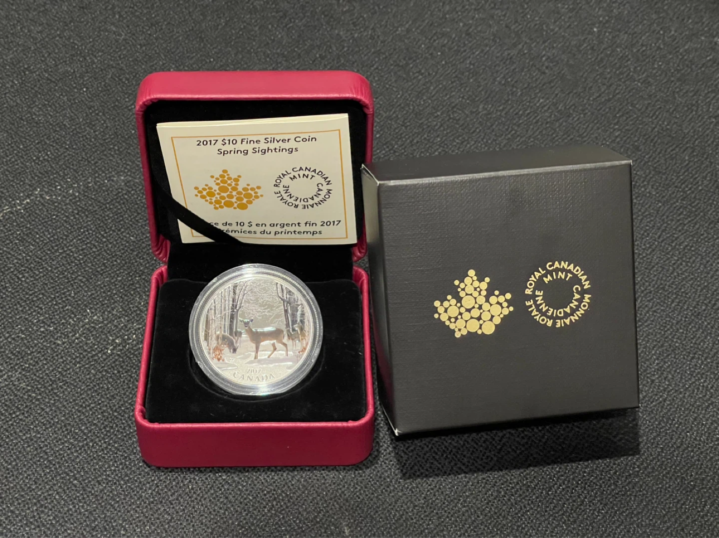 2017 $10 Fine Silver Coin - Spring Sightings