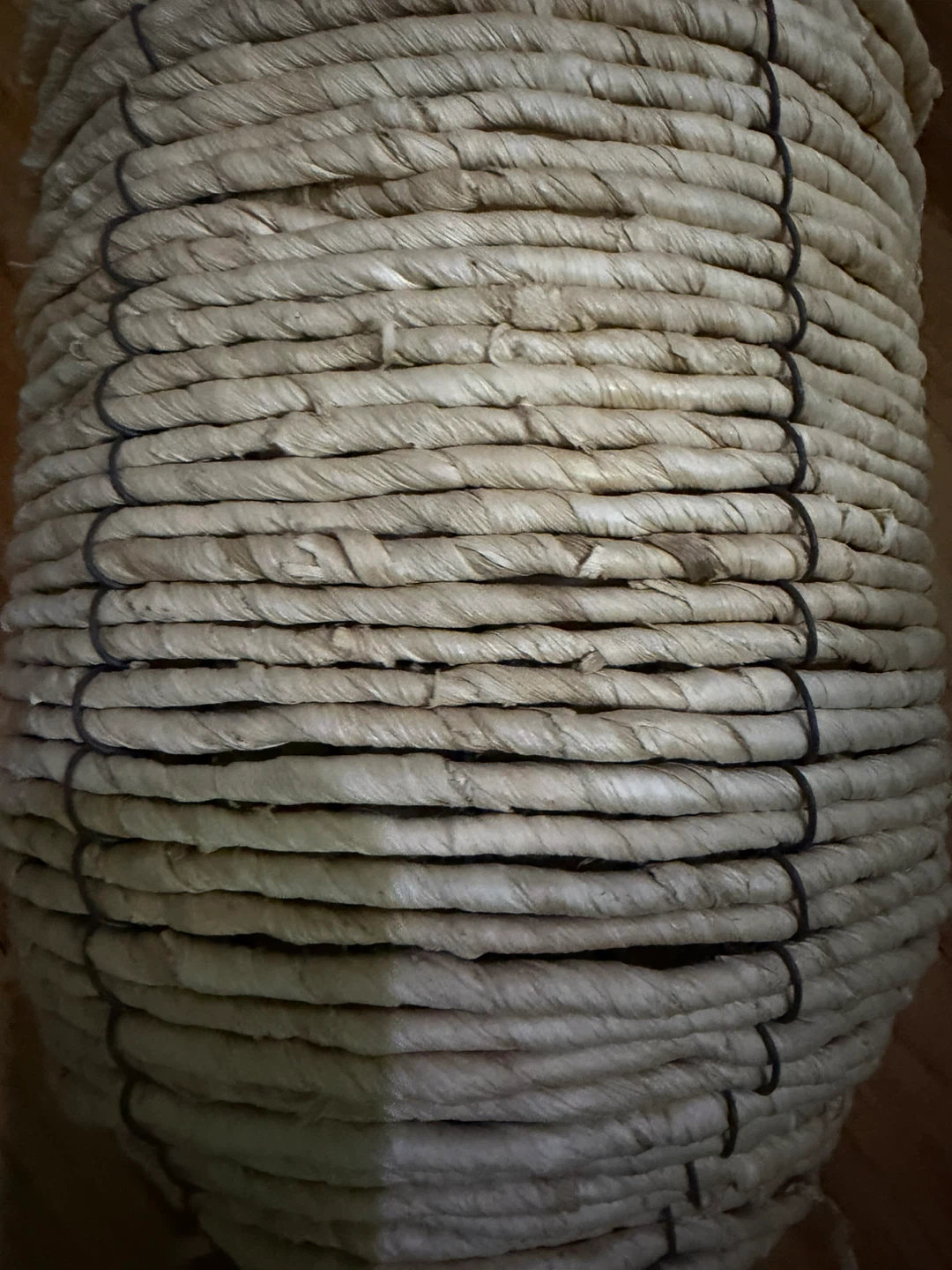 Boho Woven Basket Planter with Metal Legs - photo 2
