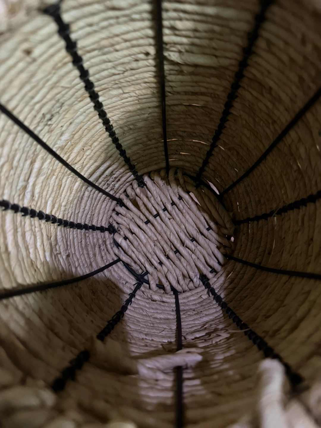 Boho Woven Basket Planter with Metal Legs - photo 3
