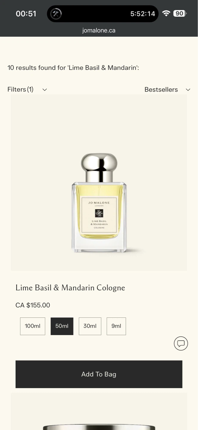 Jo Malone London Lime Basil & Mandarin Cologne - photo 2