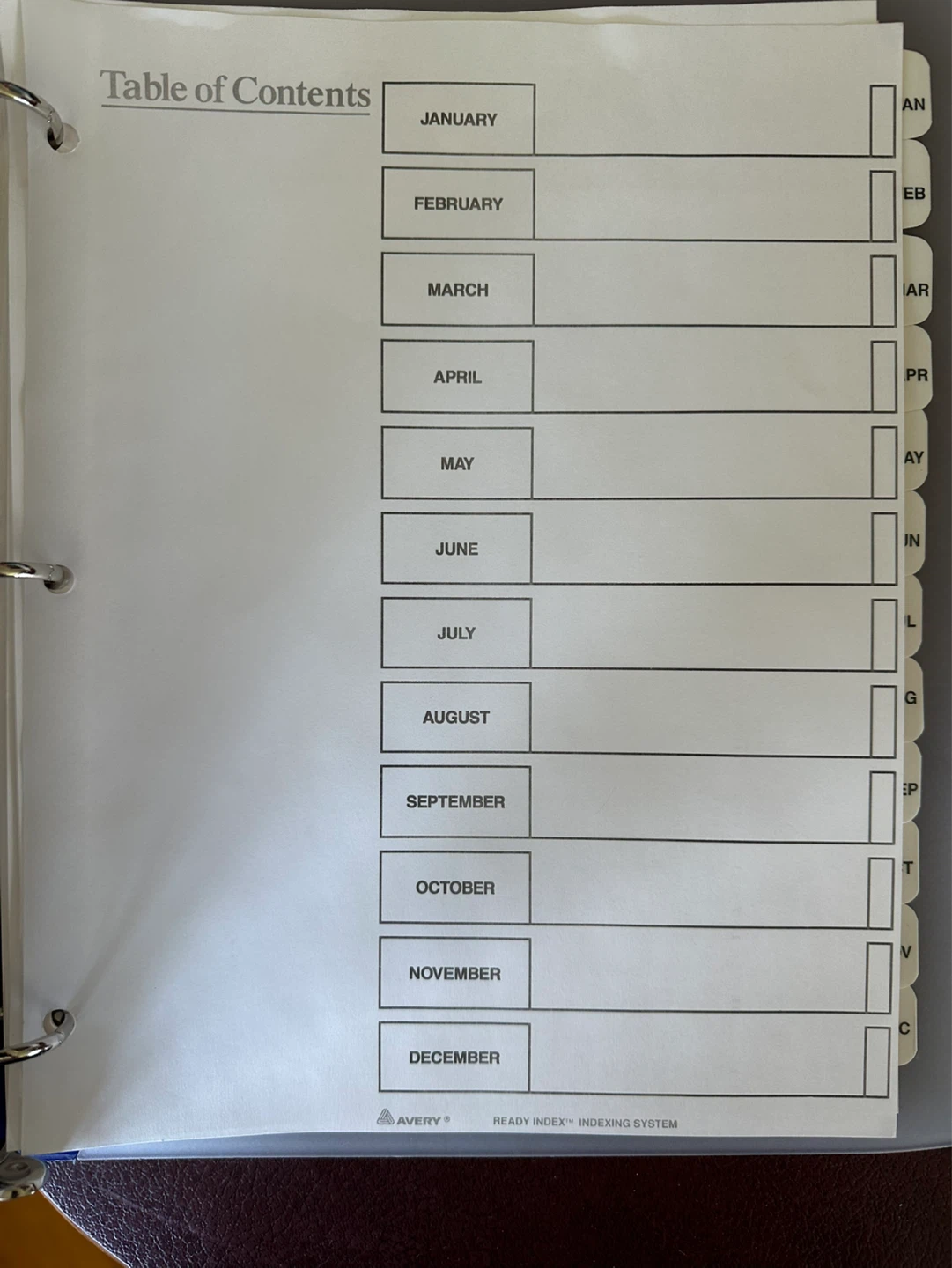 Avery 3-Ring Binder Organizer with Monthly Dividers - photo 4