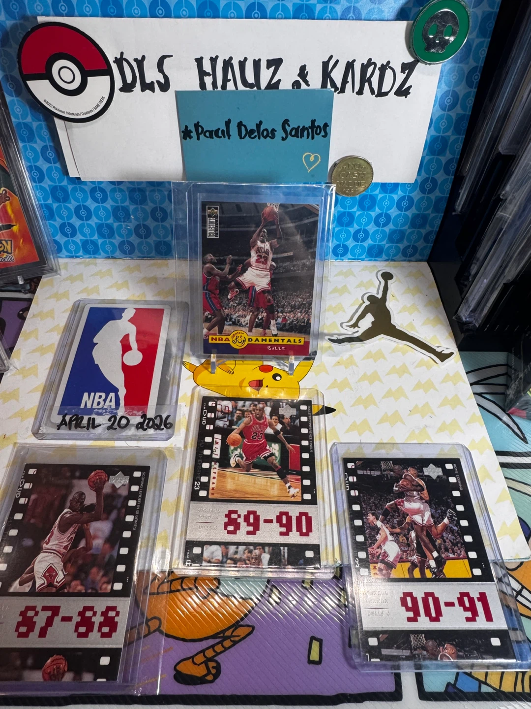 Michael Jordan NBA Basketball Cards Collection