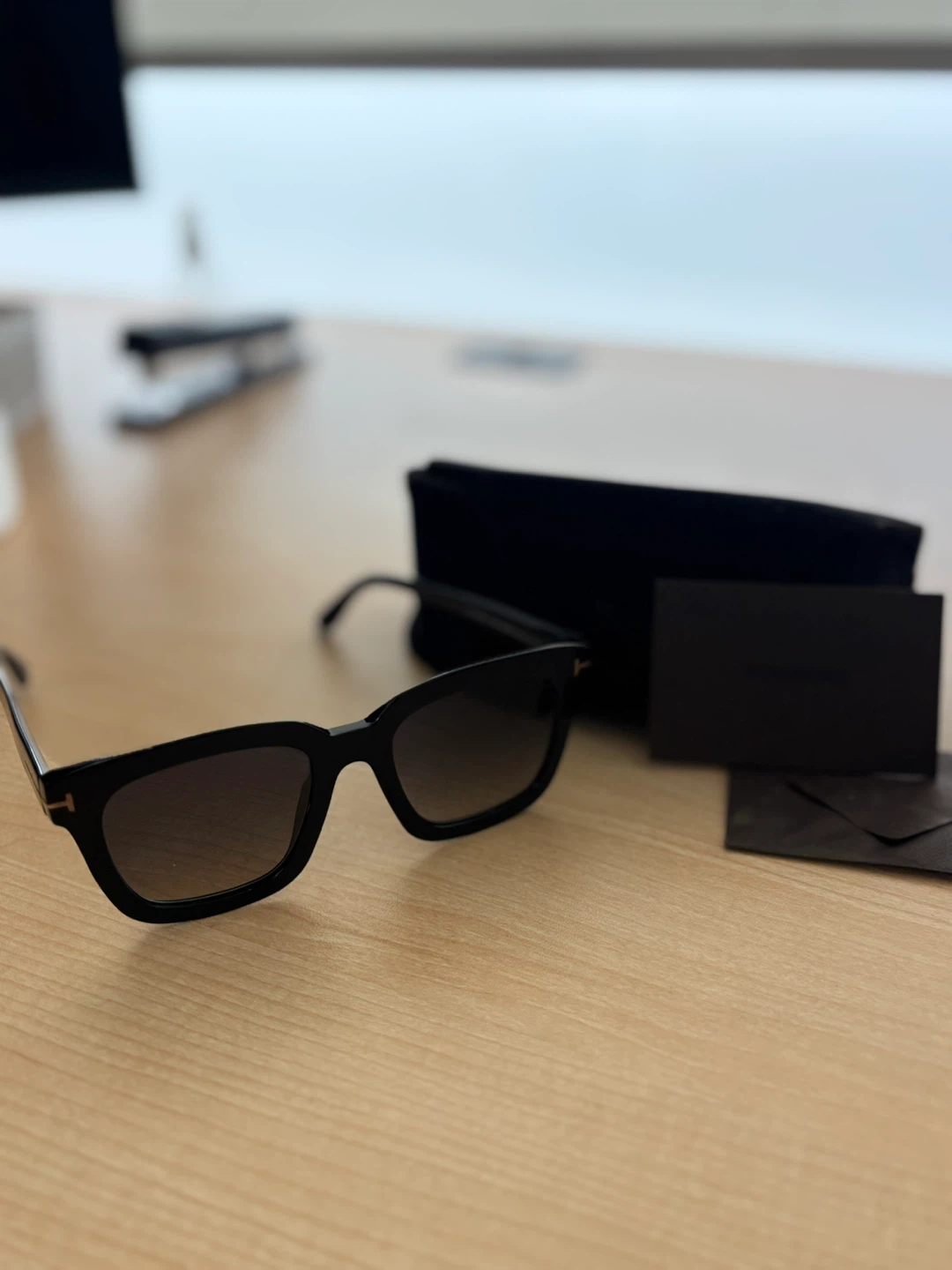 Tom Ford Black Sunglasses with Case
