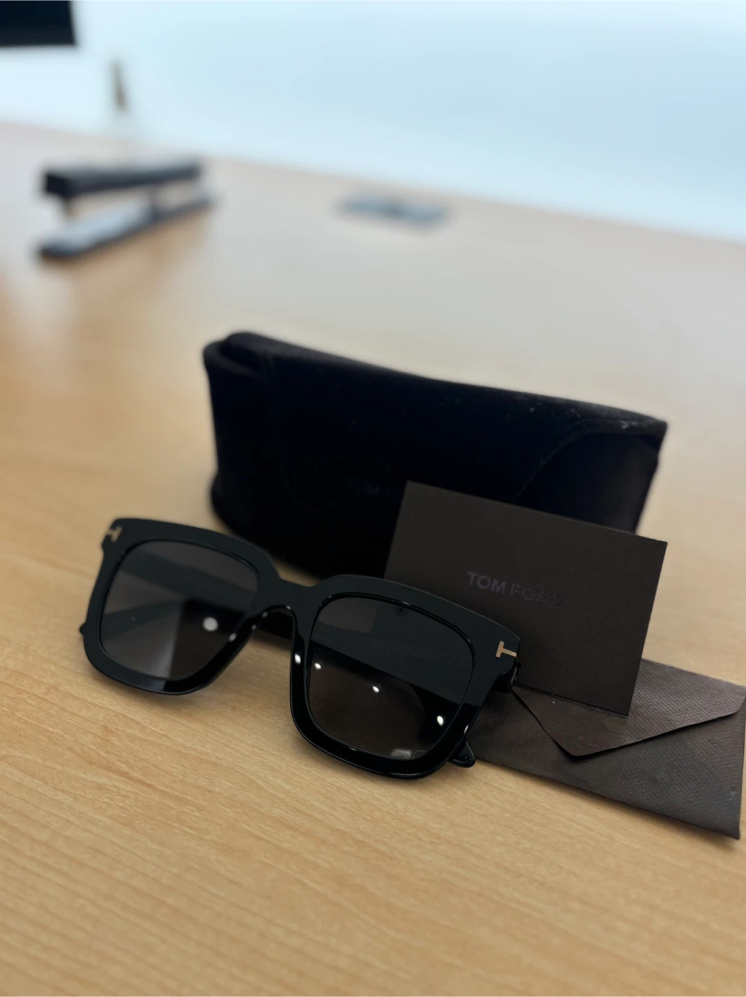 Tom Ford Black Sunglasses with Case - photo 2