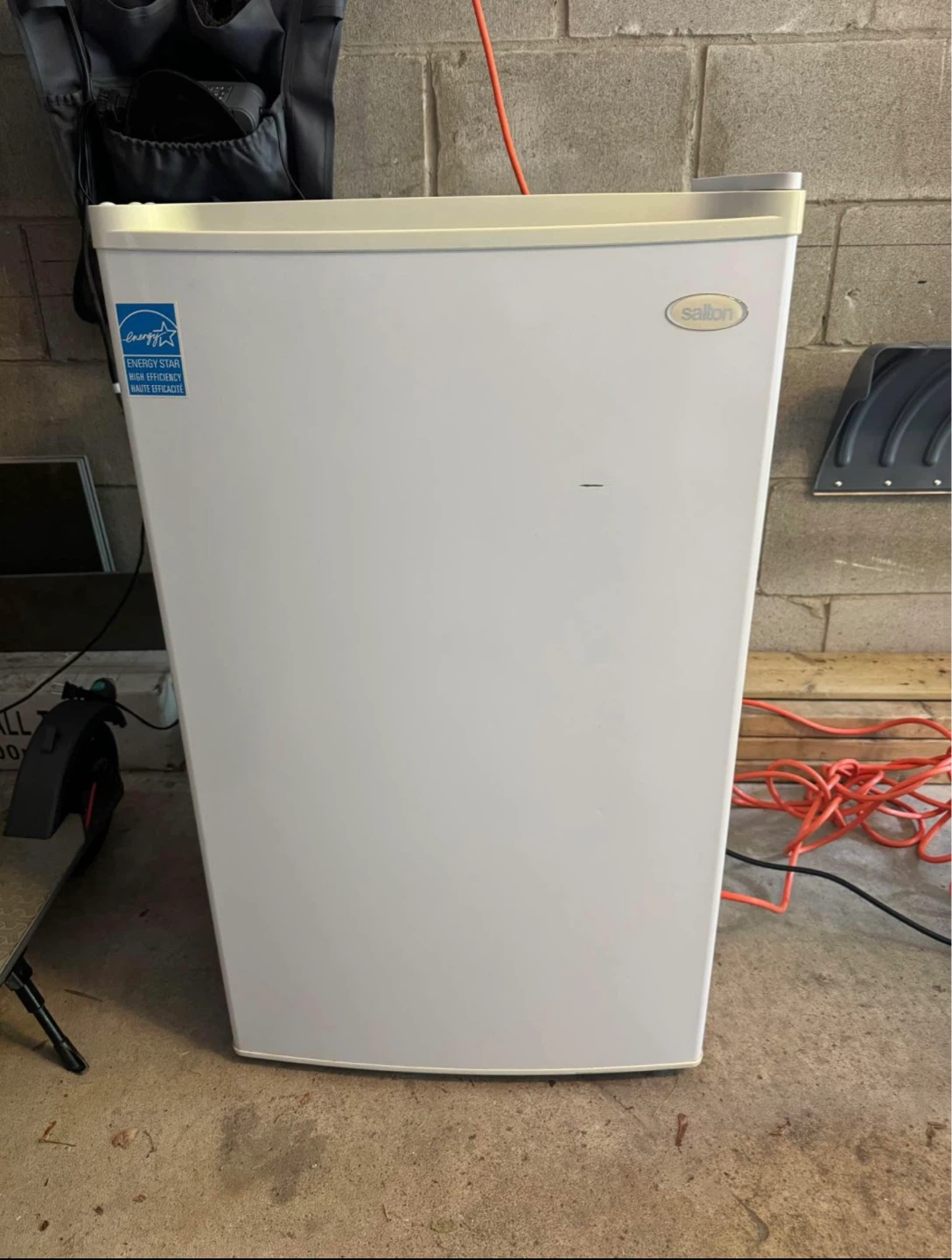 Salton White Compact Freezer