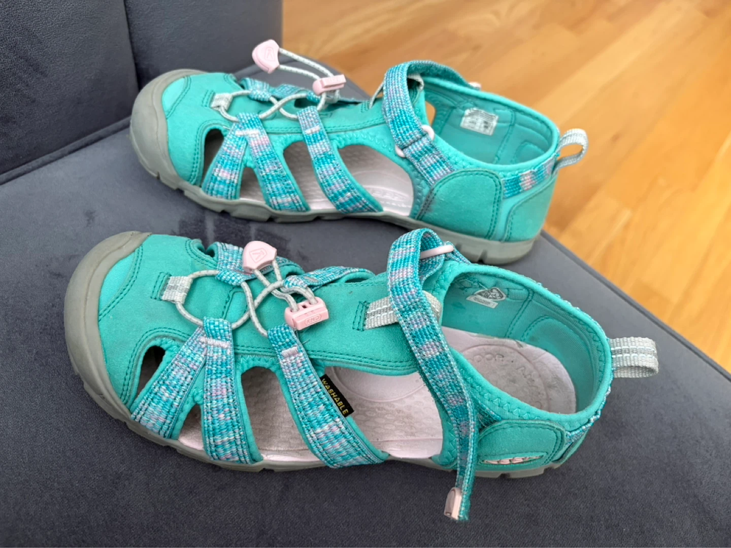 Keen Kids Water Sandals - Teal/Pink Size 5 US - photo 3