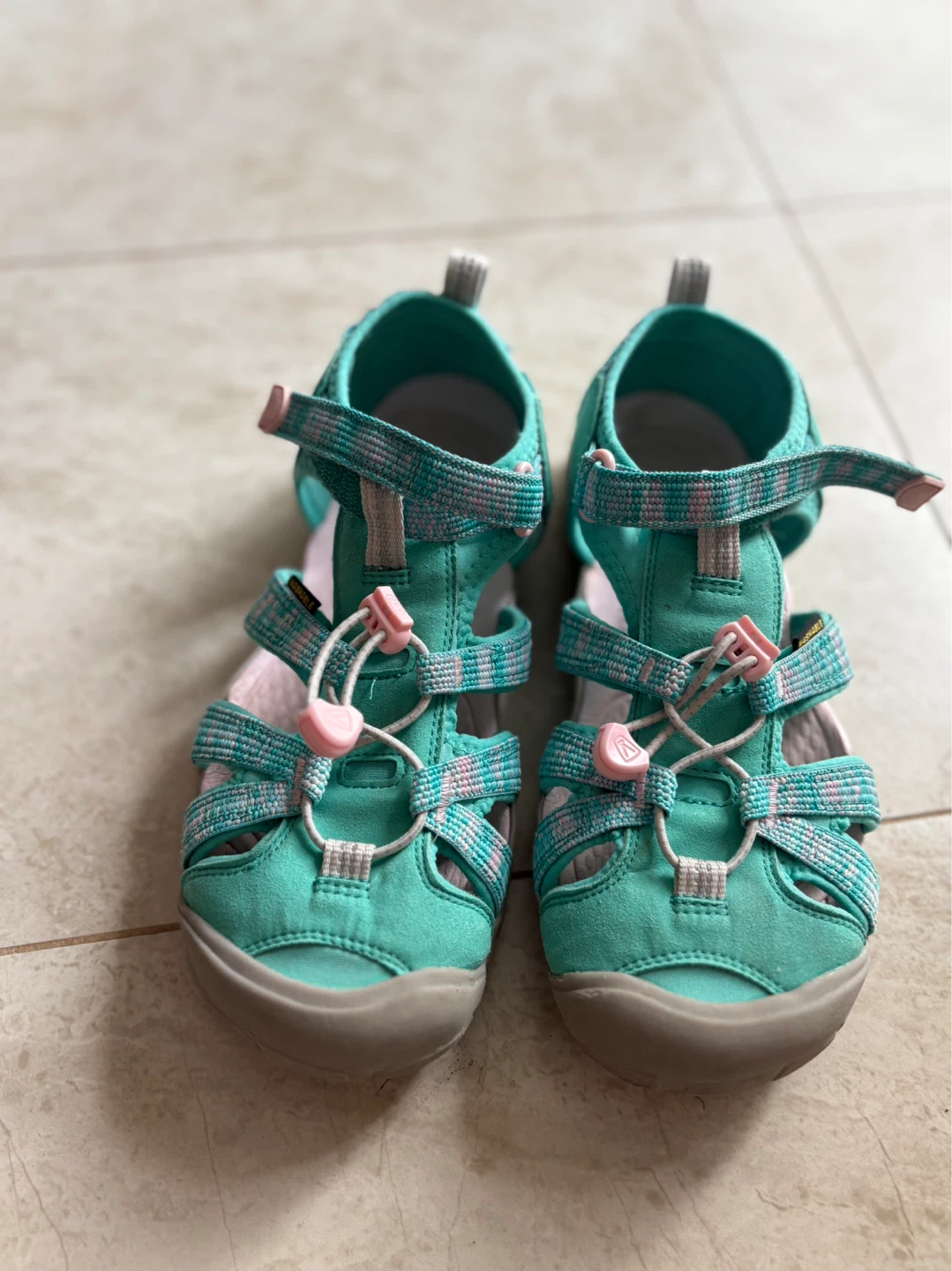 Keen Kids Water Sandals - Teal/Pink Size 5 US - photo 4