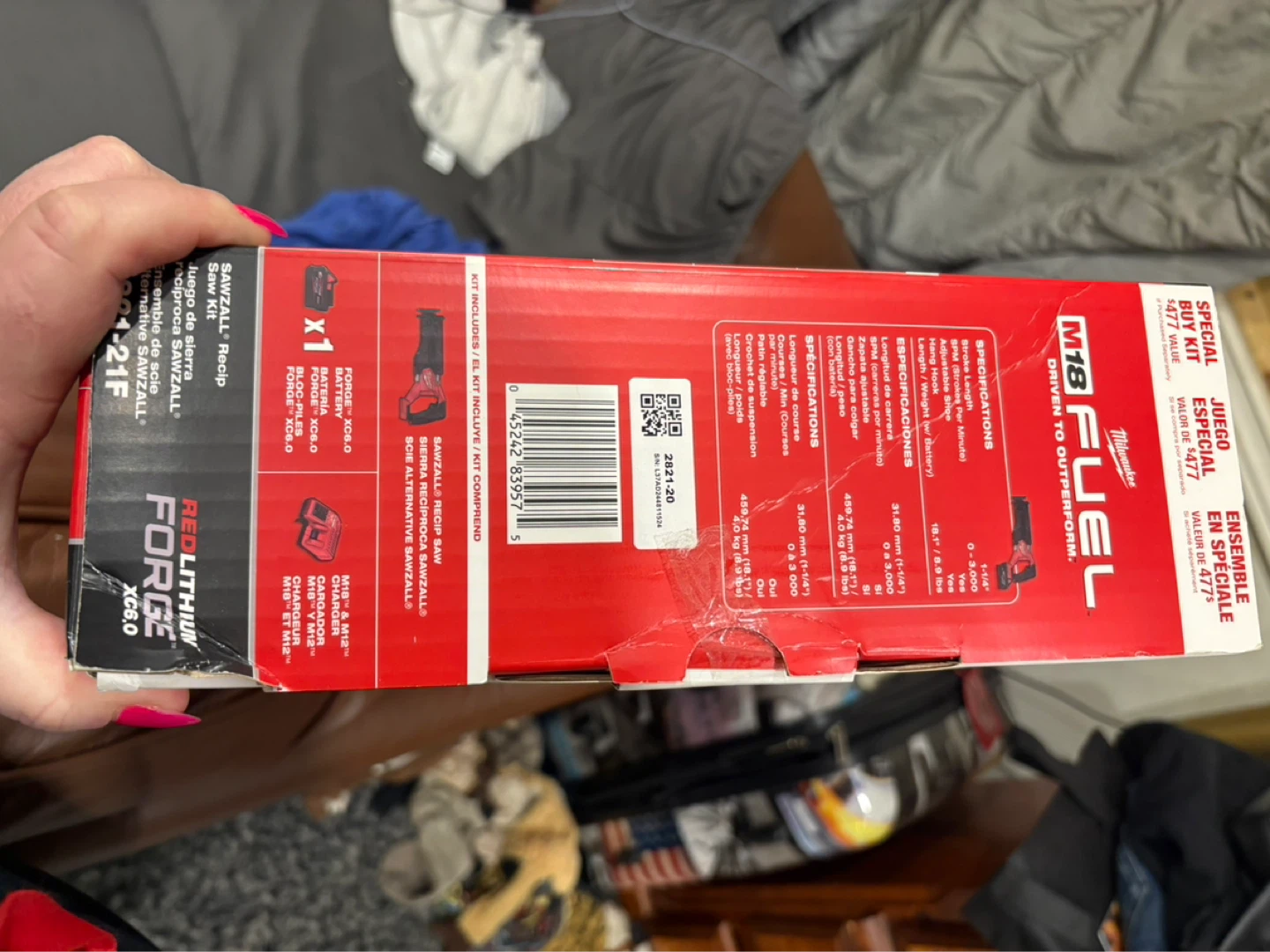 Milwaukee M18 FUEL Sawzall Recip Saw Kit 2821-21F - photo 5