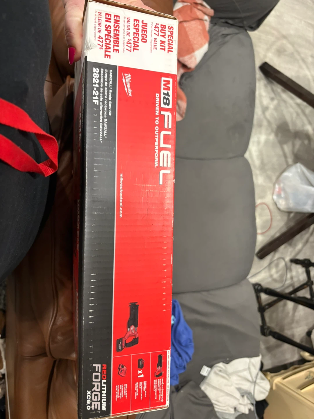 Milwaukee M18 FUEL Sawzall Recip Saw Kit 2821-21F - photo 2