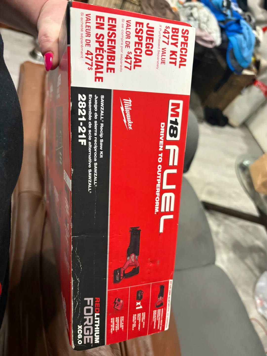 Milwaukee M18 FUEL Sawzall Recip Saw Kit 2821-21F - photo 4