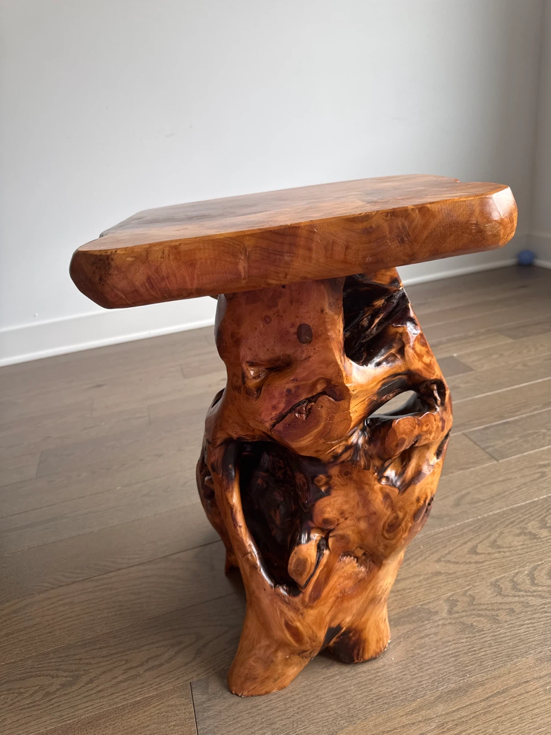 Unique Live Edge Wood Accent Table - photo 3