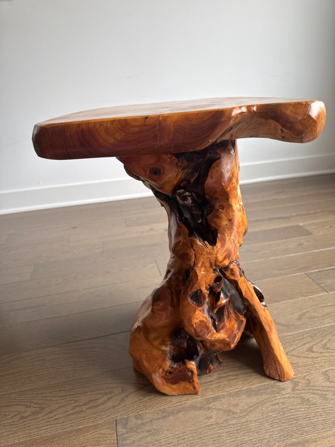 Unique Live Edge Wood Accent Table - photo 2
