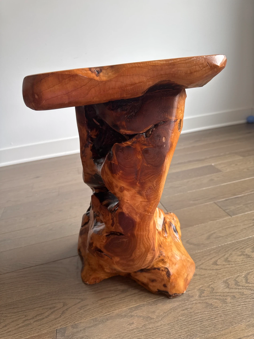 Unique Live Edge Wood Accent Table - photo 4