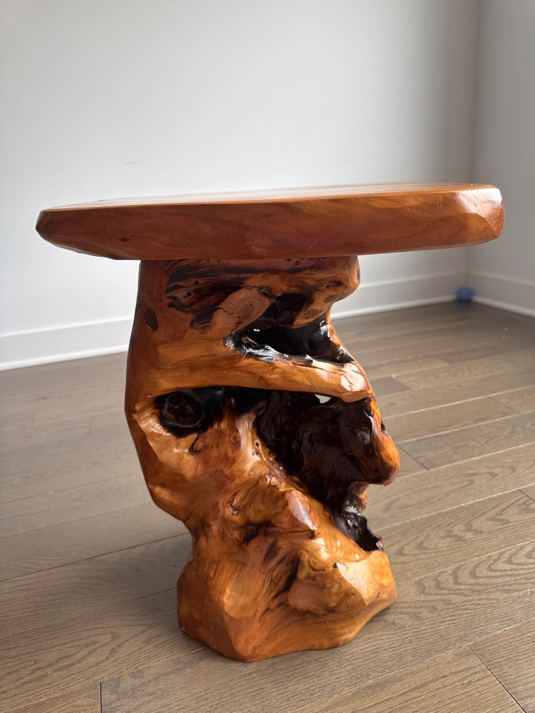 Unique Live Edge Wood Accent Table