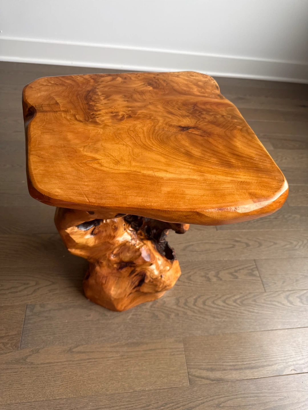 Unique Live Edge Wood Accent Table - photo 5