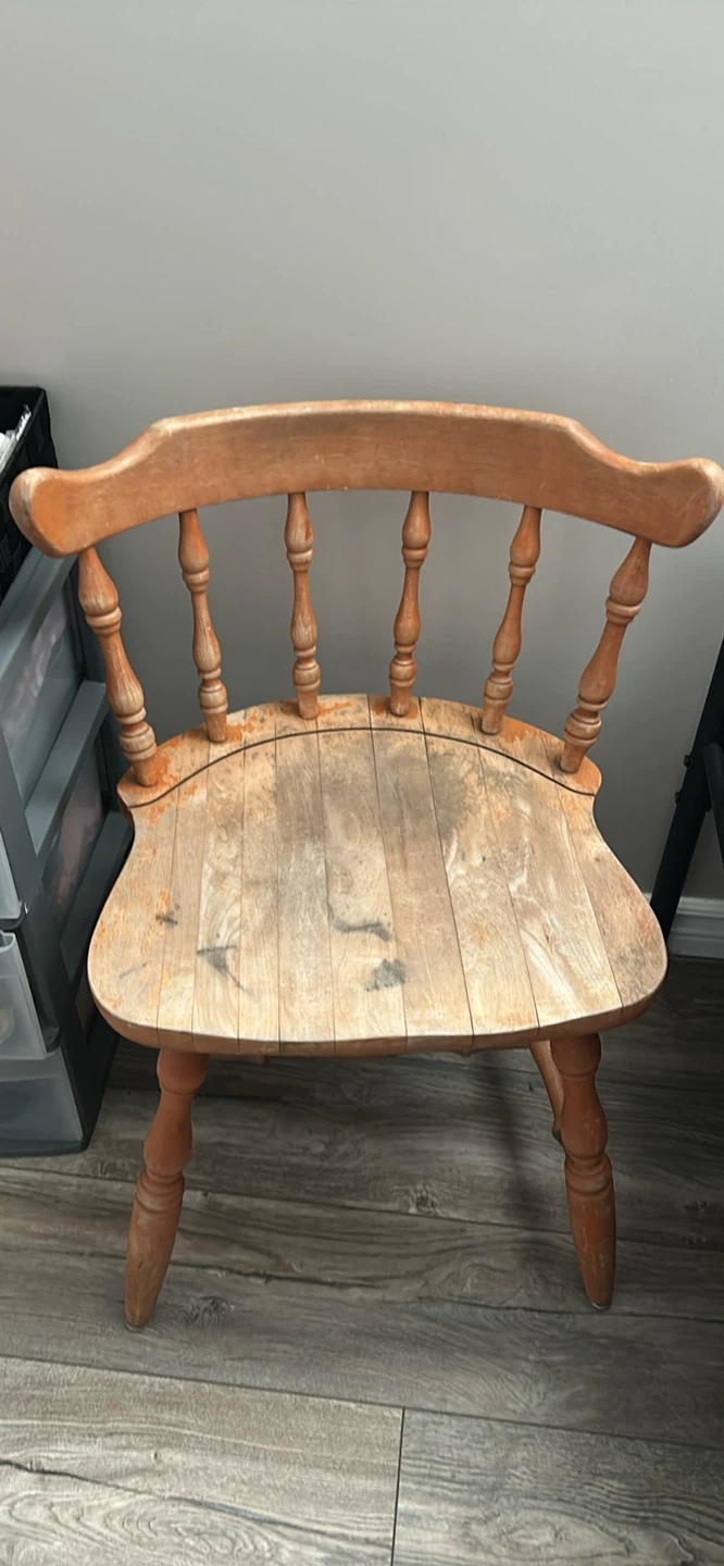 Wooden Spindle Back Chair