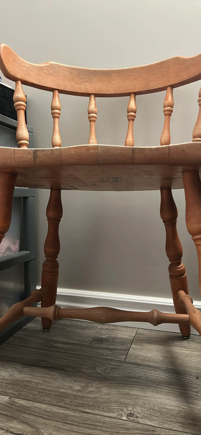 Wooden Spindle Back Chair - photo 2