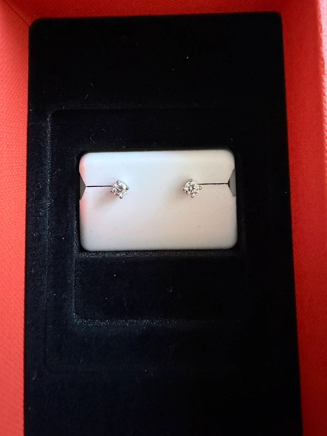 925 Silver Moissanite Stud Earrings 0.25 CTW