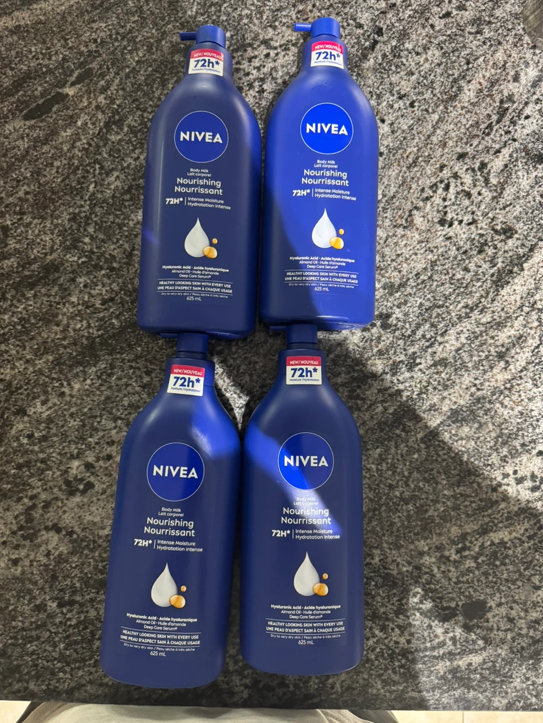 NIVEA Nourishing Body Milk 4 x 625ml