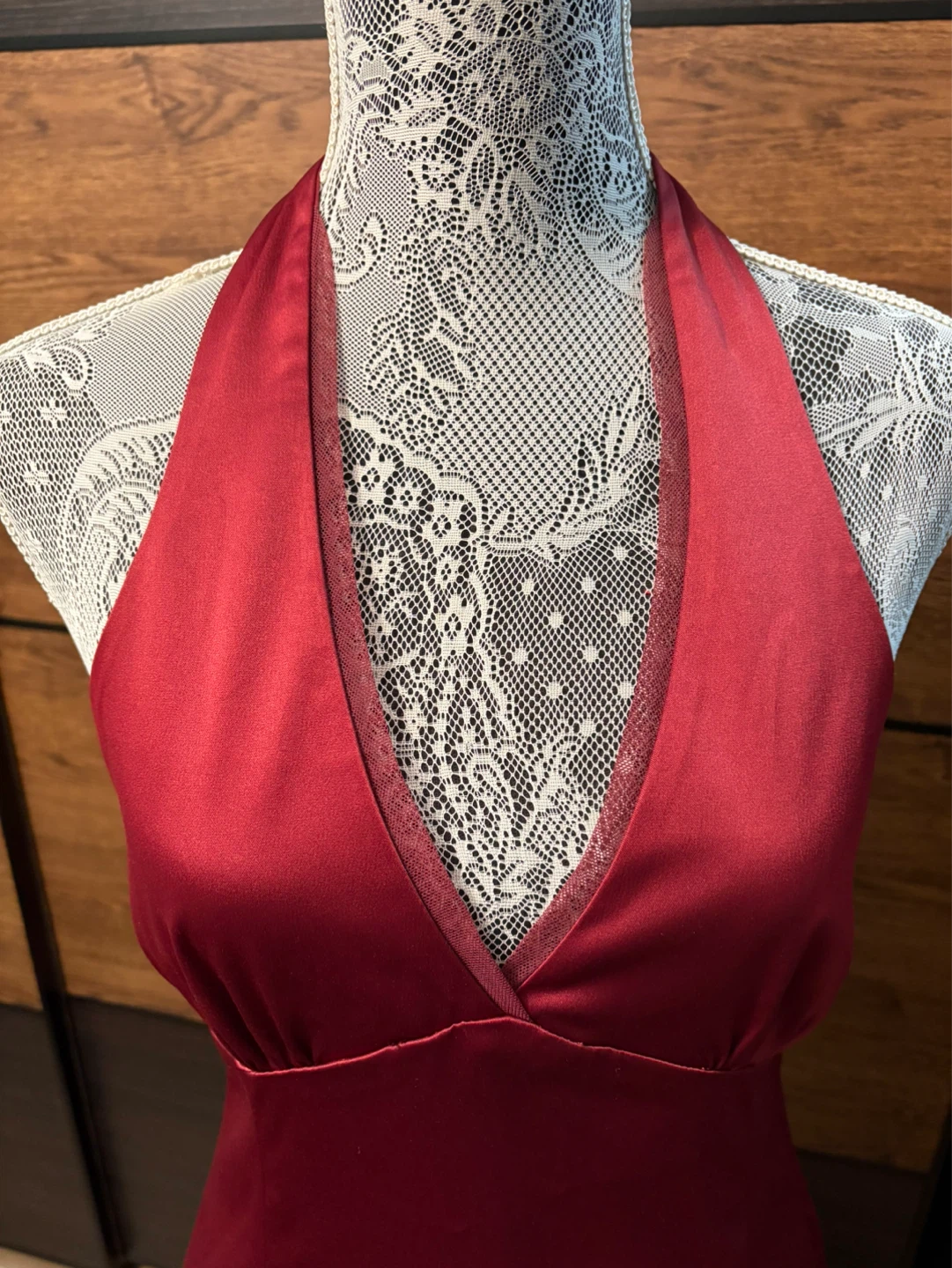 RW&CO. Red Halter Dress Size 6 - photo 2