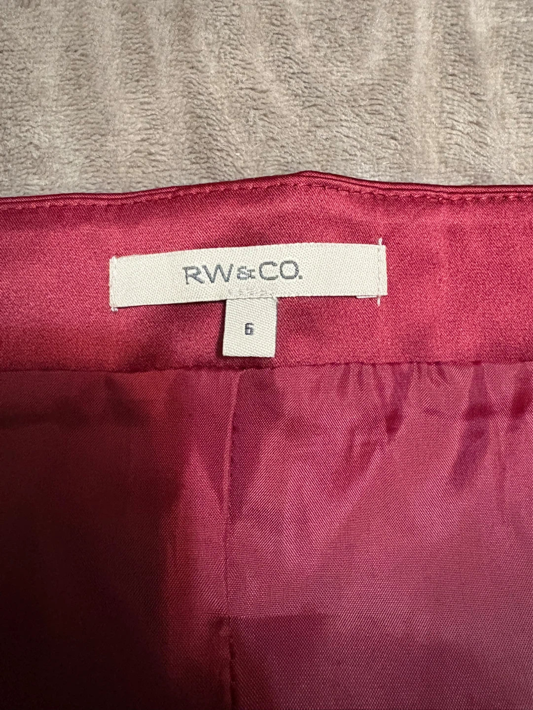 RW&CO. Red Halter Dress Size 6 - photo 5