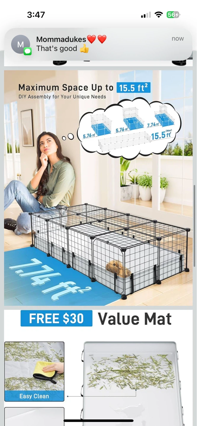 BUCATSTATE 20 Panel Small Animal Playpen with Waterproof Mat - photo 4