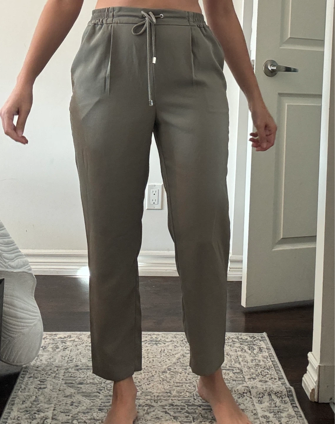 Zara Women's Drawstring Trousers - Size XS