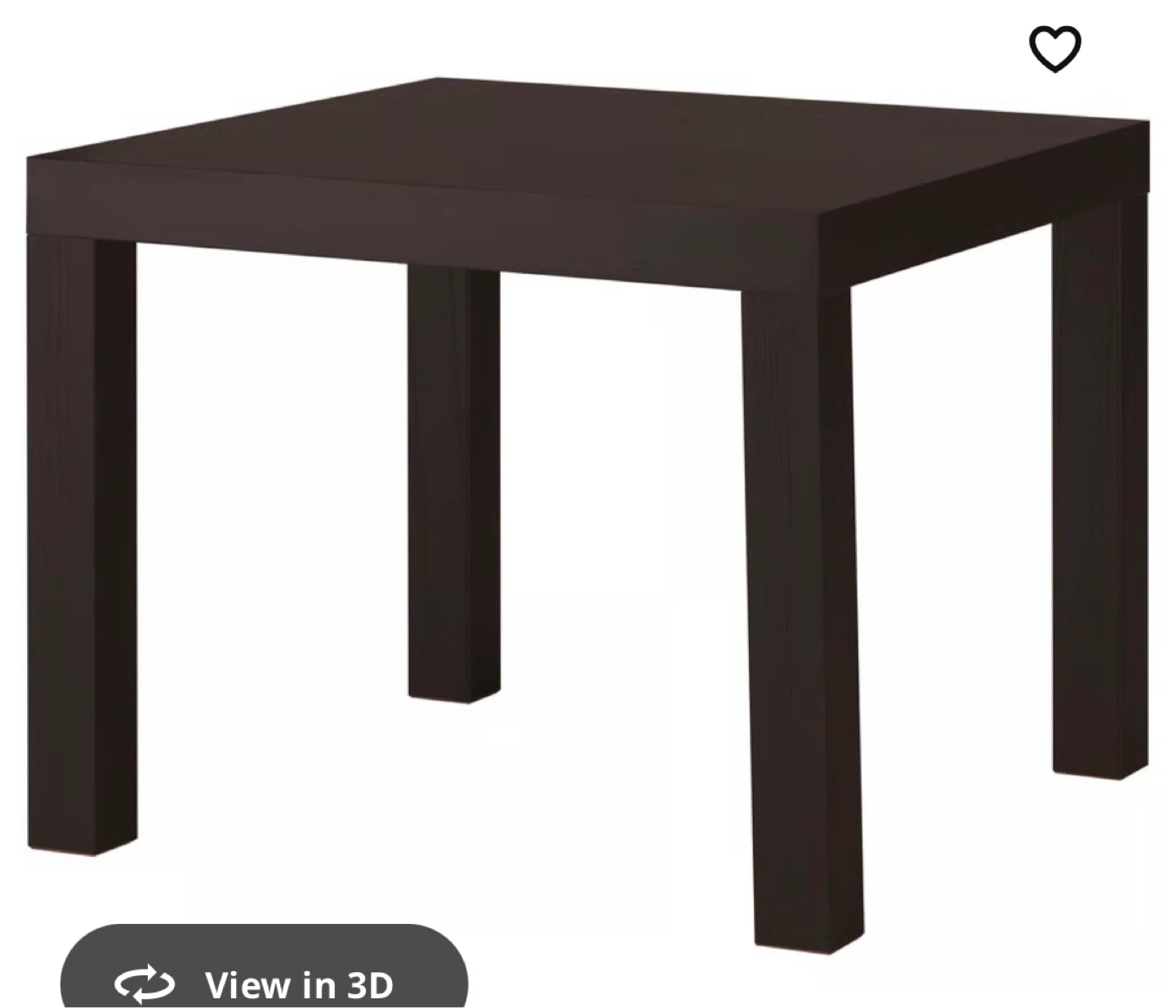 IKEA LACK Side Table - Dark Brown - photo 2