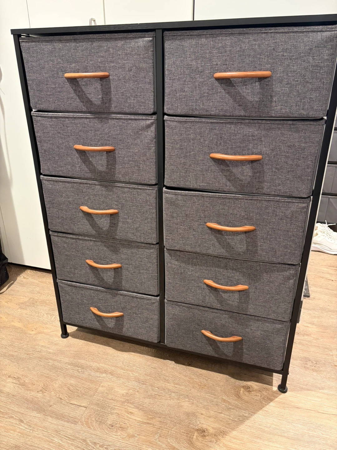10 Drawer Fabric Dresser Chest