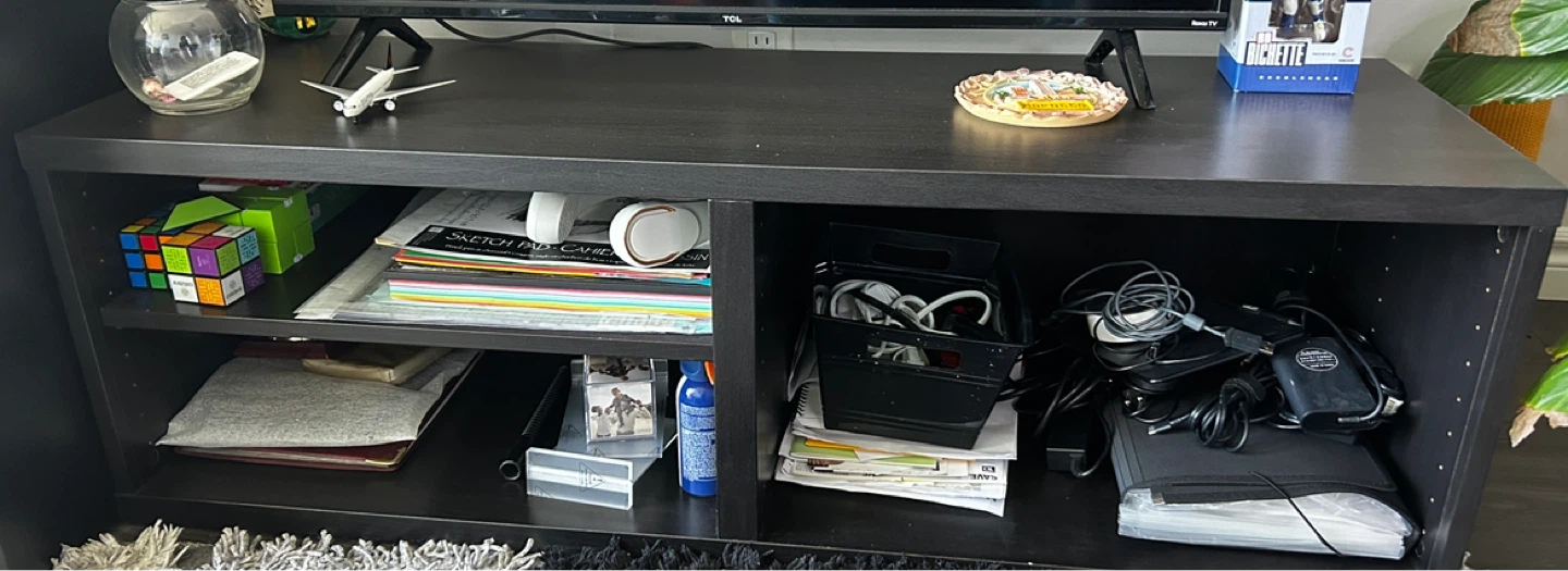 IKEA KALLAX Shelf Unit - Black-Brown - photo 3