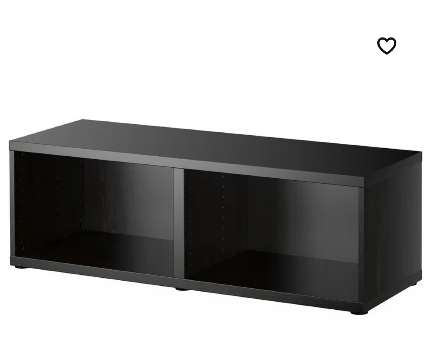 IKEA KALLAX Shelf Unit - Black-Brown