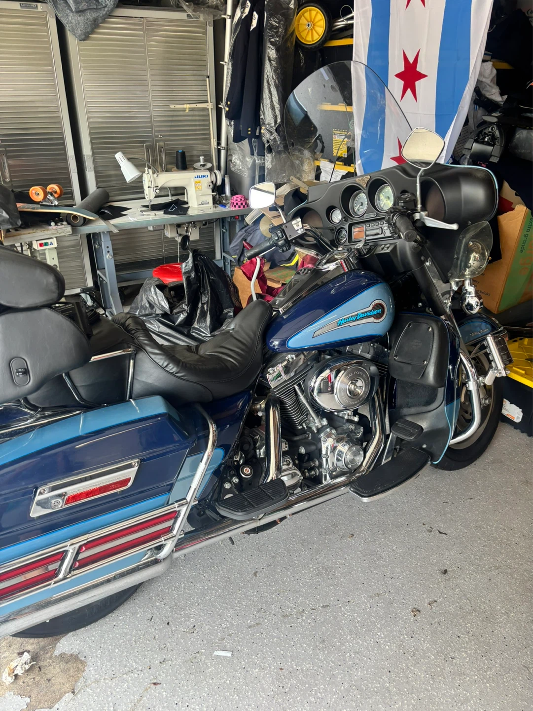 Harley-Davidson Motorcycle - Blue