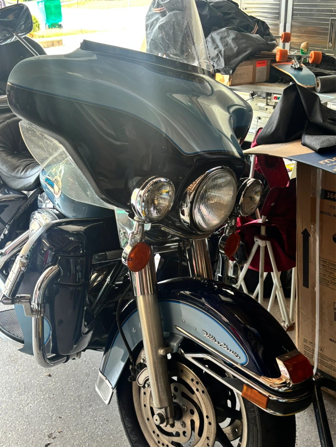 Harley-Davidson Motorcycle - Blue - photo 2