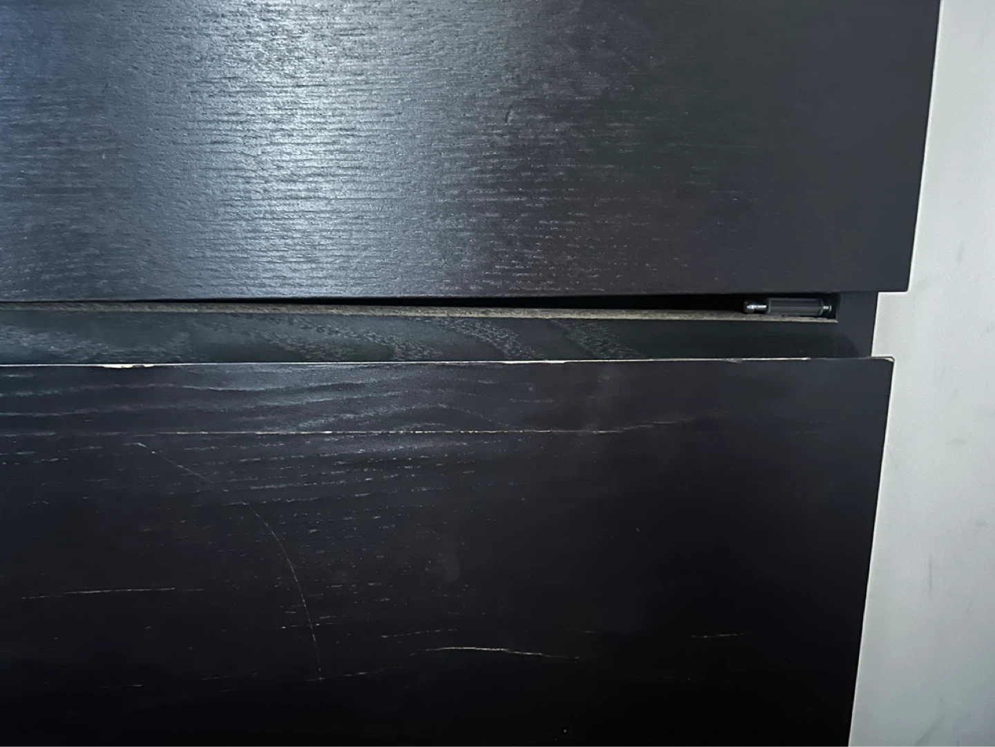 Black 4-Drawer Dresser - photo 2