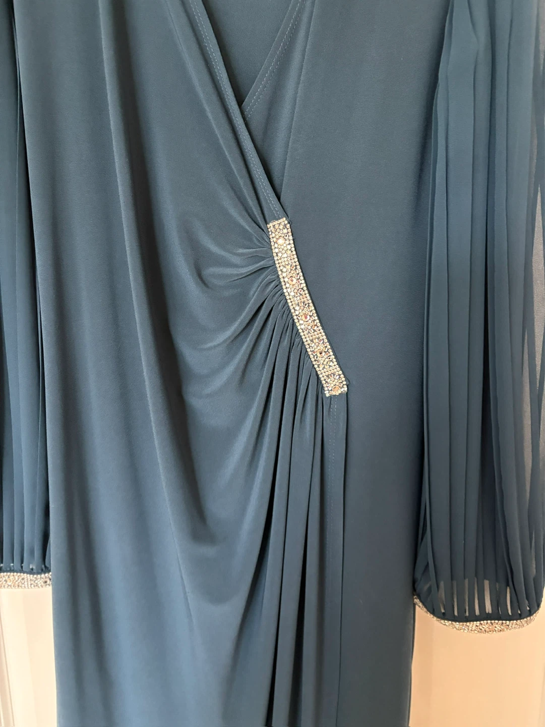 Joseph Ribkoff Shimmer Detail Wrap Dress - photo 4