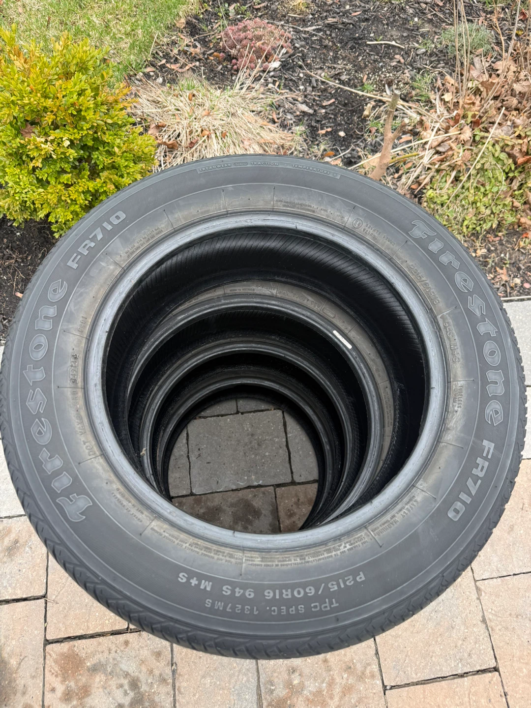 Firestone FR710 Tires (Set of 4) P215/60R16 94S M+S - photo 2