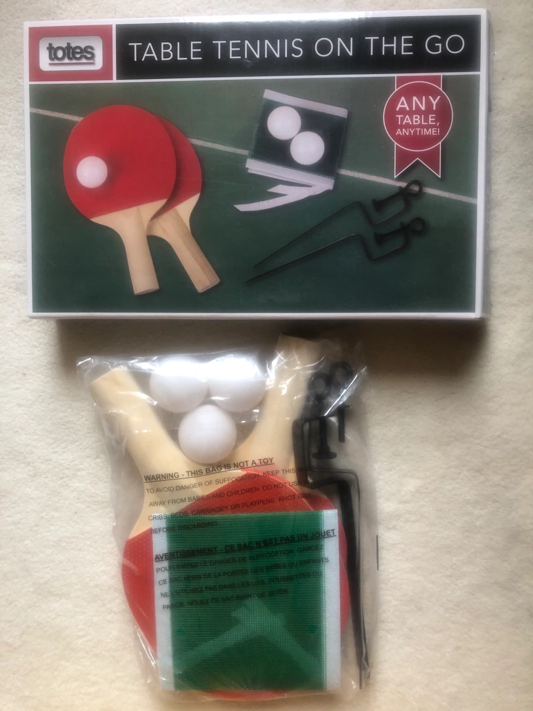 Totes Table Tennis On The Go Set - photo 4
