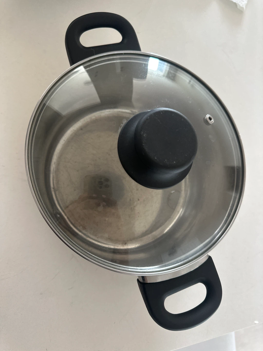 Stainless Steel Pot with Glass Lid - photo 2