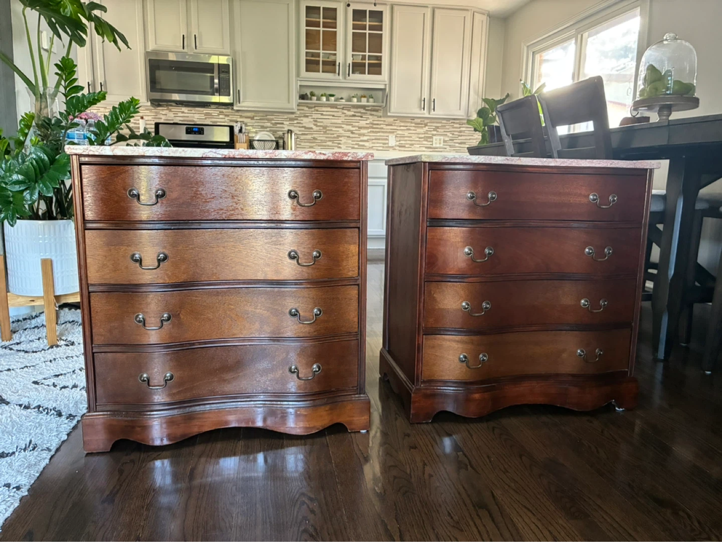 pair of vintage chests of drawers - photo 5