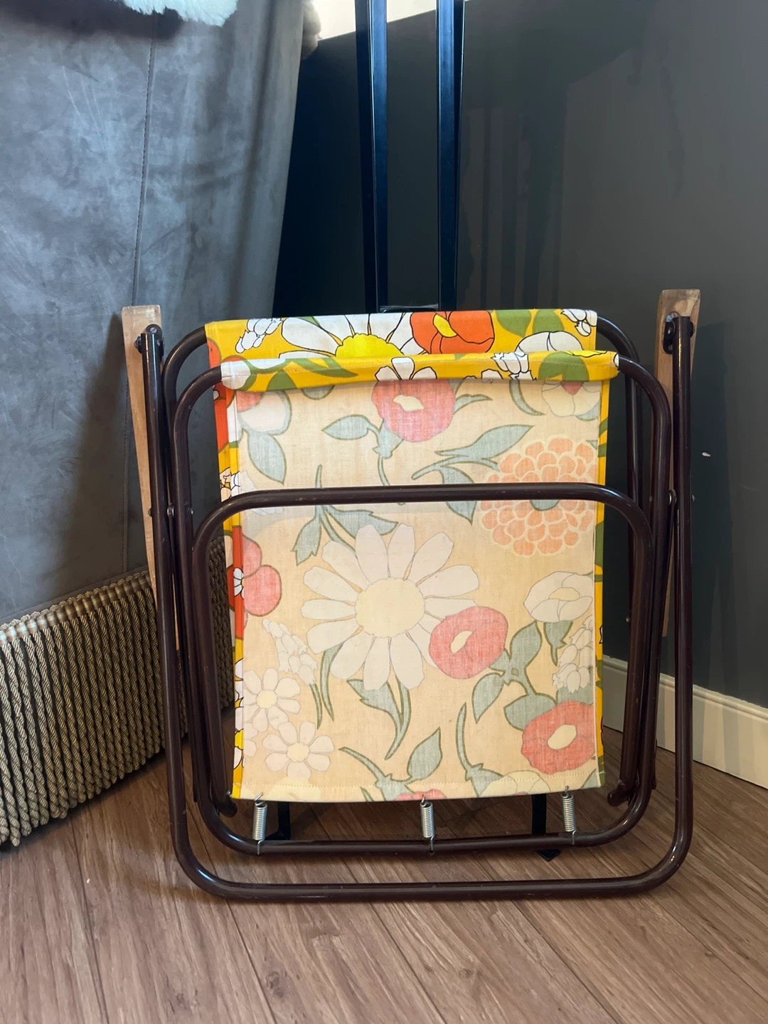 Vintage Floral Folding Chair - photo 3