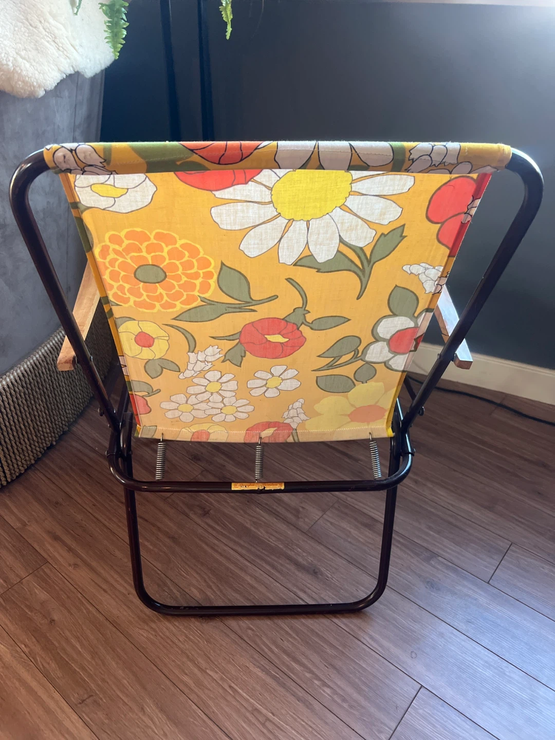 Vintage Floral Folding Chair - photo 2