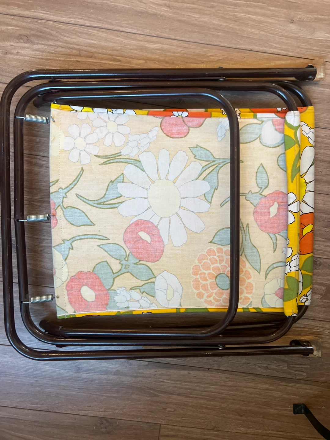 Vintage Floral Folding Chair - photo 4