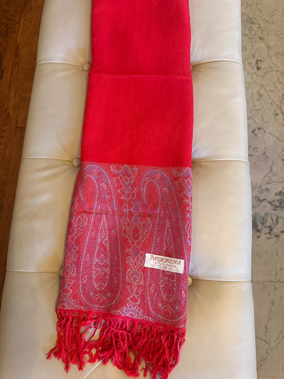 Red Pashmina Scarf