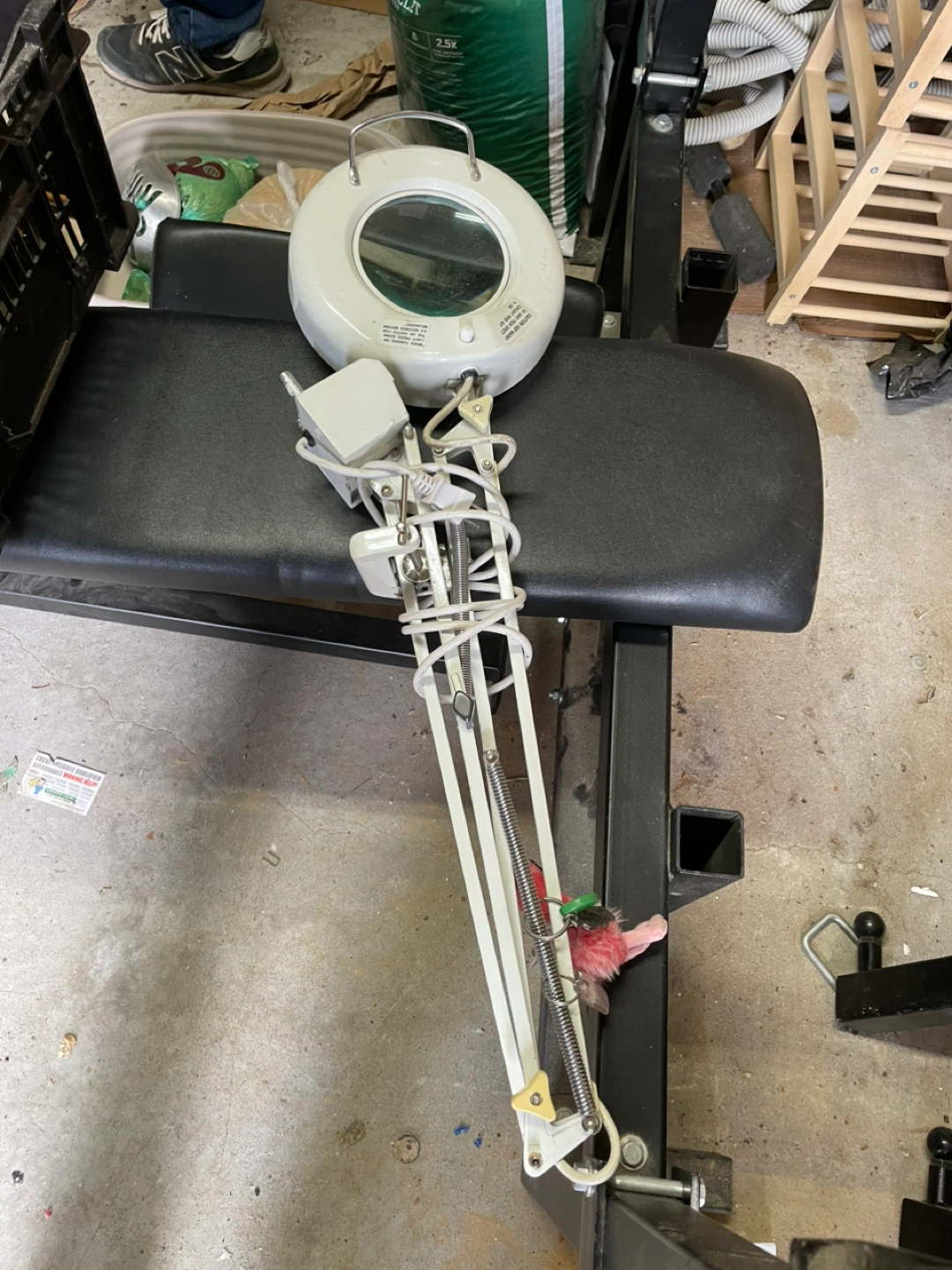 Adjustable Magnifying Lamp with Light