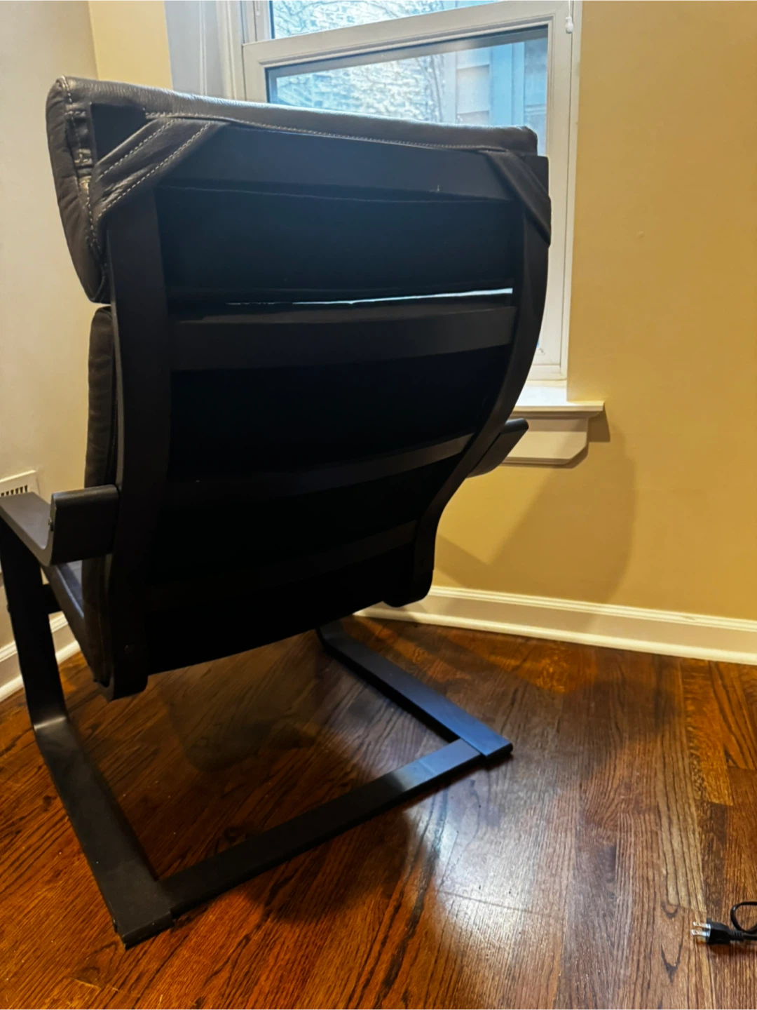IKEA Brown Leather Armchair - photo 2